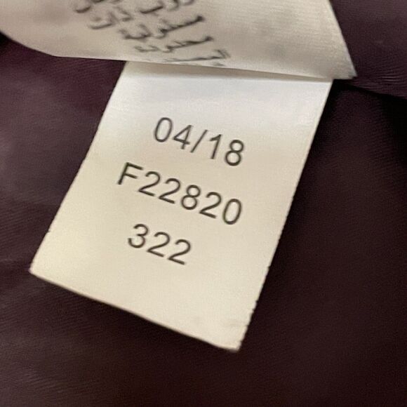 French Connection Burgundy Wine Asymmetrical Pillow Hood Puffer Coat Women Med. - Picture 12 of 16